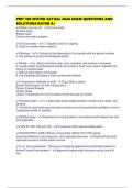 PMT 108 WATER ACTUAL 2026 EXAM QUESTIONS AND SOLUTIONS RATED A&plus;