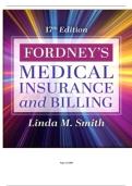 TEST BANK FOR Fordney's Medical Insurance and Billing 17th Edition by Linda M&period; Smith ISBN&colon; 978-0443108785 COMPLETE GUIDE ALL CHAPTERS COVERED 100&percnt; VERIFIED A&plus; GRADE ASSURED&excl;&excl;&excl;&excl;&excl;NEW LATEST UPDATE&excl;&excl;&excl;&excl;&excl;