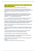 SOCRA UPDATED EVALUATION ACTUAL QUESTIONS AND SOLUTIONS RATED A&plus;