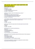 CFIN ACTUAL 2026 STUDY GUIDE QUESTIONS AND SOLUTIONS RATED A&plus;