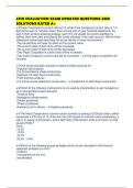 CFIN EVALUATION EXAM UPDATED QUESTIONS AND SOLUTIONS RATED A&plus;