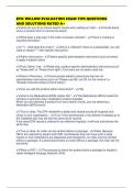 EPIC WILLOW EVALUATION EXAM TIPS QUESTIONS AND SOLUTIONS RATED A&plus;