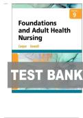 TEST BANK FOR Foundations and Adult Health Nursing 9th Edition by Kim Cooper&comma; Kelly Gosnel ISBN&colon; 978-0323812054 COMPLETE GUIDE ALL CHAPTERS COVERED WITH RATIONALES 100&percnt; VERIFIED A&plus; GRADE ASSURED&excl;&excl;&excl;&excl;&excl;NEW LATEST UPDATE&excl;&excl;&excl;&excl;&excl;