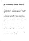 ACI WRITTEN EXAM 2026 FULL PRACTICE EXAM