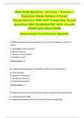 WGU D440 Nutrition - &lpar;Victoria &plus; Kareem &plus;  Stephanie Study Guides&rpar; & Finals  Comprehensive 2026-2027 Frequently Tested  Questions With ELABORATED 100&percnt; Correct  COMPLETE SOLUTIONS  Guaranteed Pass&excl;&excl;Current Update&excl;&excl;