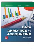 TEST BANK FOR Data Analytics for Accounting 3rd edition by Vernon Richardson&comma; Ryan Teeter&comma; Katie Terrell ISBN&colon; 978-1264444908 COMPLETE GUIDE ALL CHAPTERS COVERED 100&percnt; VERIFIED A&plus; GRADE ASSURED&excl;&excl;&excl;&excl;&excl;NEW LATEST UPDATE&excl;&excl;&excl;&excl;