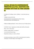 ACTUAL RETAKE PN COMPREHENSIVE PREDICTOR 2026 FULL QUESTIONS AND ANSWERS WITH NGN 180 ITEMS GRADED A&plus;