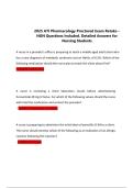 2025 ATI Pharmacology Proctored Exam Retake &ndash; NGN Questions Included&comma; Detailed Answers for Nursing Students