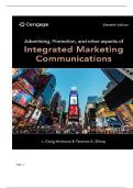 TEST BANK FOR Advertising&comma; Promotion&comma; and other aspects of Integrated Marketing Communications 11th Edition by J&period; Craig Andrews&comma; Terence Shimp ISBN&colon;978-0357983973 COMPLETE GUIDE 100&percnt; VERIFIED A&plus; GRADE ASSURED&excl;&excl;&excl;&excl;&excl;NEW LATEST UPDATE&excl;&excl;&excl;&excl;&excl;