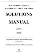 Complete Solutions Manual &mdash; McGraw-Hill&rsquo;s Taxation of Individuals&comma; 2024 Edition &lpar;15th Edition&rpar; &mdash; Brian Spilker &mdash; ISBN 9781265357023 &mdash; &lpar;All Chapters Covered 1&ndash;14&comma; Solutions Included&rpar;