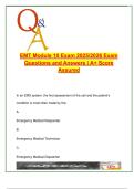EMT 101 &ndash; Module 10 Exam &vert; 50&plus; Questions on Vehicle Extrication&comma; Hazmat&comma; ICS & Rescue Operations &vert; EMS Operations 2025&sol;2026