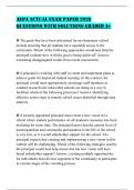 AEPA ACTUAL EXAM PAPER 2026 QUESTIONS WITH SOLUTIONS GRADED A&plus;