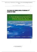 Test Bank for Understanding Psychology 9th Edition by Morris and Maisto &vert; Chapter 1-4 Questions & Answers &vert; 2024