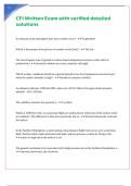 CFI Written Exam with verified detailed solutions