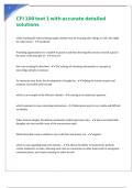 CFI 100 test 1 with accurate detailed solutions