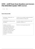 IICRC - AMRT Exam Exam Questions and Answers &vert;Fall 2025&sol;2026 Update &vert; 100&percnt; Correct