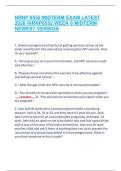 NRNP 6552 MIDTERM EXAM LATEST  2026 &sol;NRNP6552 WEEK 6 MIDTERM  NEWEST VERSION
