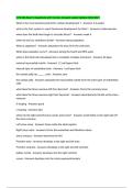 CVS 204 Exam 3 Questions with Correct Answers Latest Update 2026&sol;2027