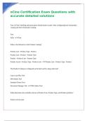 nCino Certification Exam Questions with accurate detailed solutions