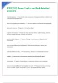 PSYC 520 Exam 1 with verified detailed answers