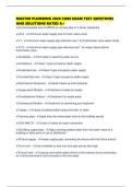 MASTER PLUMBING 2026 CORE EXAM TEST QUESTIONS AND SOLUTIONS RATED A&period;pdf
