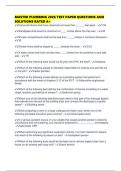 MASTER PLUMBING 2026 TEST PAPER QUESTIONS AND SOLUTIONS RATED A&plus;