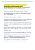 MASTER PLUMBER EVALUATION EXAM ACTUAL QUESTIONS AND SOLUTIONS RATED A&plus;