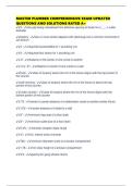 MASTER PLUMBER COMPREHENSIVE EXAM UPDATED QUESTIONS AND SOLUTIONS RATED A&plus;