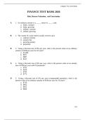 FINANCE TEST BANK  CHAPTER 2 &vert;2026