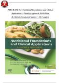 Full Test Bank for Nutritional Foundations and Clinical Applications&colon; A Nursing Approach&comma; 8th Edition by Michele Grodner&comma; Sylvia Escott-Stump&comma; and Suzanne Dorner &vert; Verified Q&A &vert; Detailed Rationales &vert; Updated 2026 Version