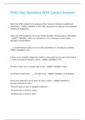 FSVO-Test Questions With Correct Answers