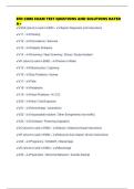 EFD CORE EXAM TEST QUESTIONS AND SOLUTIONS RATED A&plus;