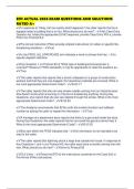 EFD ACTUAL 2026 EXAM QUESTIONS AND SOLUTIONS RATED A&plus;
