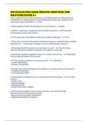 EFD EVALUATION EXAM UPDATED QUESTIONS AND SOLUTIONS RATED A&plus;
