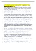 CLT ACTUAL 2026 CORE EXAM TEST QUESTIONS AND SOLUTIONS RATED A&plus;
