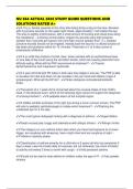 NU 664 ACTUAL 2026 STUDY GUIDE QUESTIONS AND SOLUTIONS RATED A&plus;