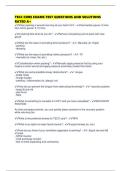 TECC CORE EXAMS TEST QUESTIONS AND SOLUTIONS RATED A&plus;