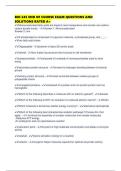 BIO 245 END OF COURSE EXAM QUESTIONS AND SOLUTIONS RATED A&plus;