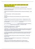 BIO 245 LATEST 2026 TEST PAPER QUESTIONS AND SOLUTIONS RATED A&plus;