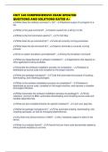 CNIT 340 COMPREHENSIVE EXAM UPDATED QUESTIONS AND SOLUTIONS RATED A&period;pdf