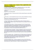 AACE CCT PRIMER FINAL EXAM ACTUAL QUESTIONS AND ANSWERS GRADED A&period;pdf