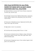 WGU D440 NUTRITION OA 2026 FINAL PAPER TEST BANK WITH 159 MUST-KNOW QUESTIONS AND FULL SOLUTIONS