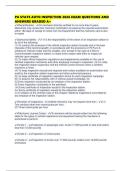 PA STATE AUTO INSPECTION 2026 EXAM QUESTIONS AND ANSWERS GRADED A&period;pdf