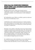 WGU D431 OA COMPUTER FORENSICS EXAM SCRIPT 2026 ACCURATE QUESTIONS WITH SOLUTIONS