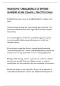 WGU D096 FUNDAMENTALS OF DIVERSE LEARNERS EXAM 2026 FULL PRACTICE EXAM