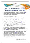 2026 UHC Certification Fast Track  Questions and Answers Latest 2026