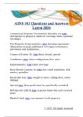 AINS 103 Questions and Answers  Latest 2026 