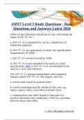 ASNT Level 3 Study Questions - Basic  Questions and Answers Latest 2026