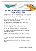 ASWB Practice Exam Questions and  Answers Latest 2026