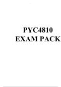PYC4810 EXAM PACK 2026